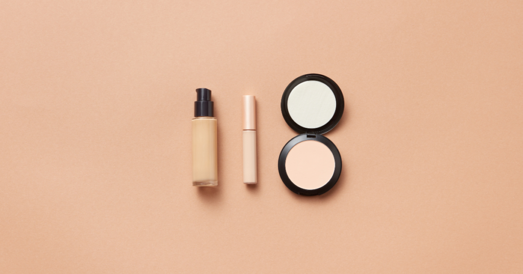 Minimalistische Make-up Produkte