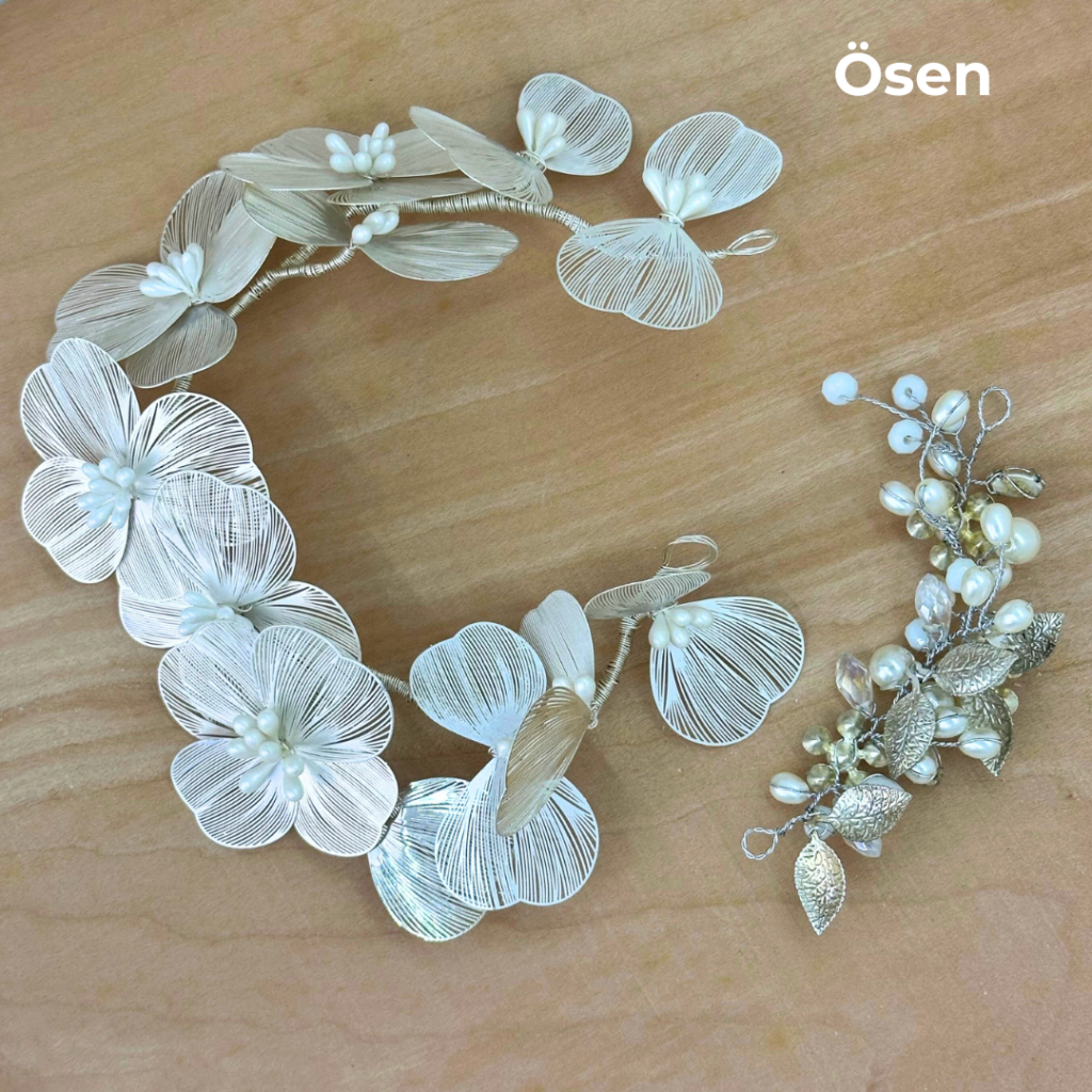 Bild von Braut Haarschmuck mit Ösen