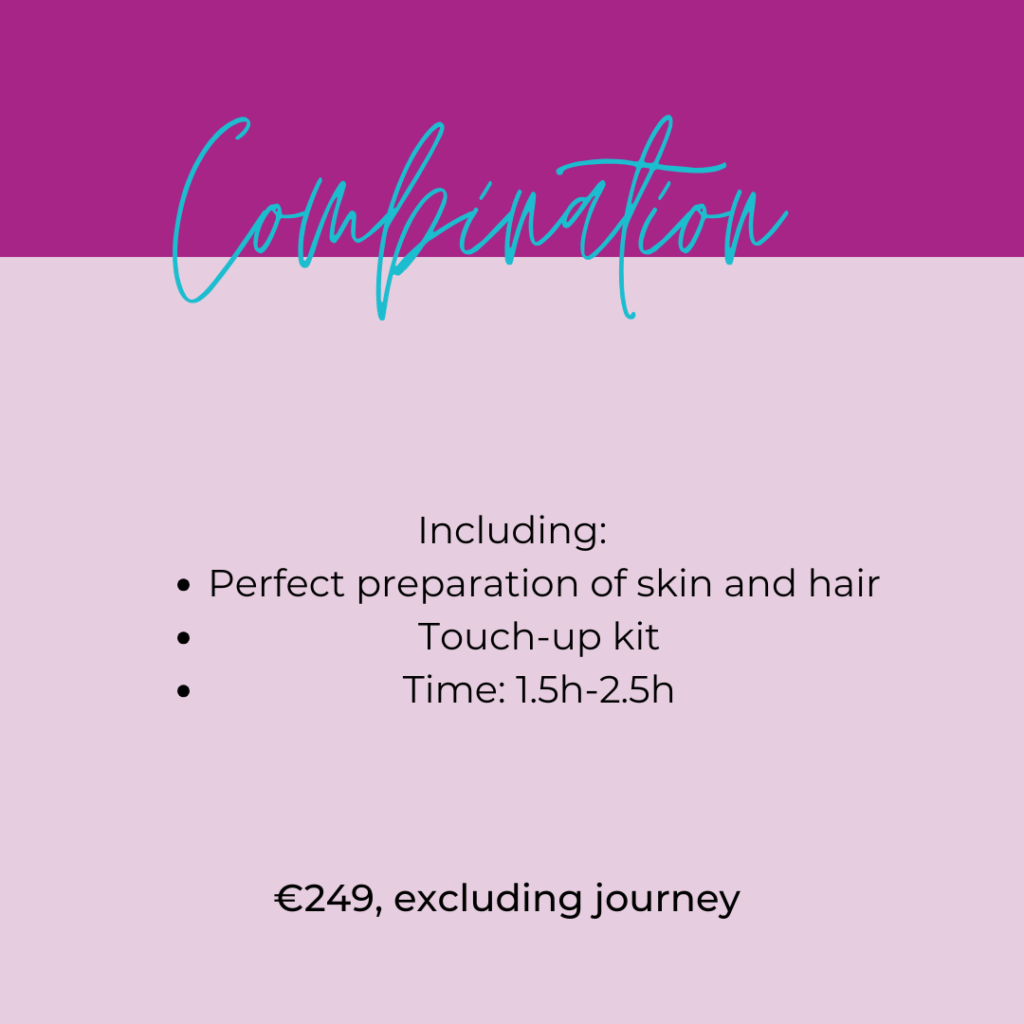 event styling vienna makeup and hair; including touch-up kit; time: 1.5h-2h