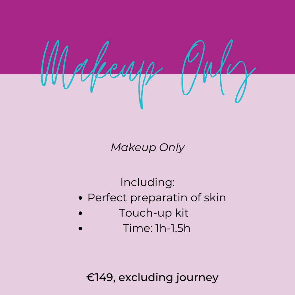 makeup Vienna; including touch-up kit; time required: 1h-1.5h; €149